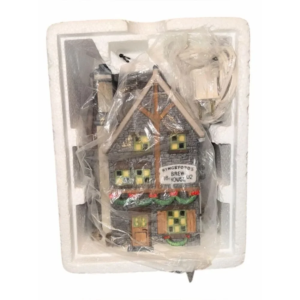 Dept 56 Dickens Village Kingsford's Brew House #5811-4 Retired 1993 Vintage EXC